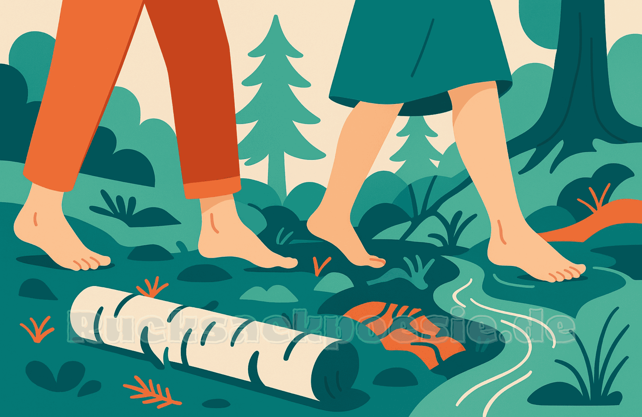 Barfuß durch den Morgenwald